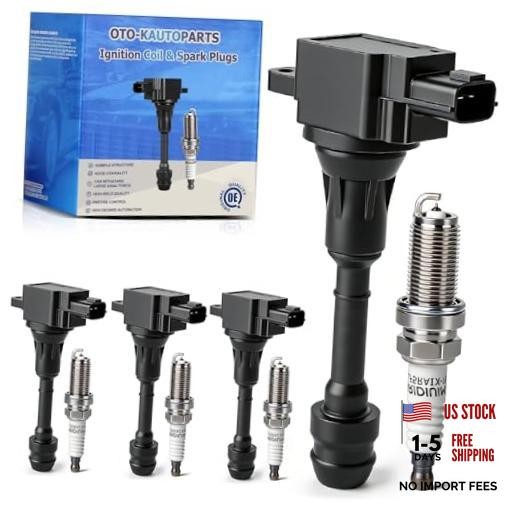 OTO-K Ignition Coil Pack and Iridium Spark UF350 Ignition Coil+4505 Spark Plug