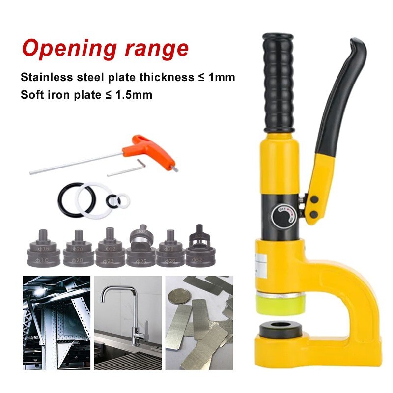 Metal Hole Digger SYD-25 Hydraulic Hole Punching Integral Hole Opener Portable