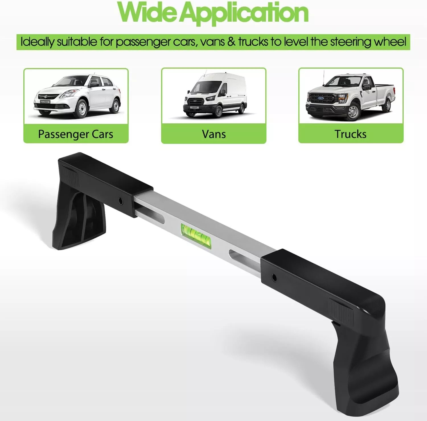 Front End Steering Wheel Alignment Level Indicator Tester Holder Tool Accurately