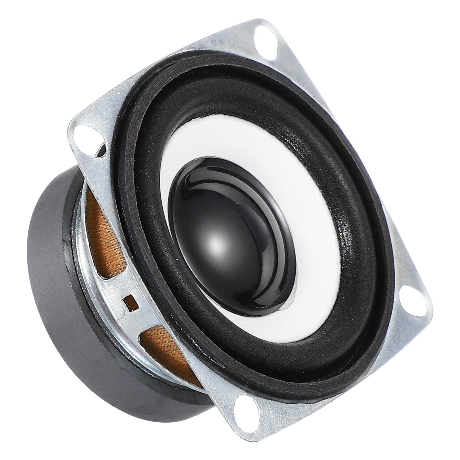 6Pcs 5W 4Ohm Small Speakers Square Micro External Magnet Speaker 45mm White