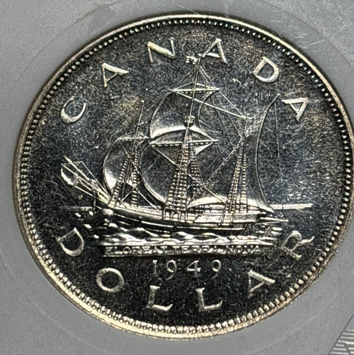 1949 Canada Dollar $1 Silver - ANACS MS67 Old Holder