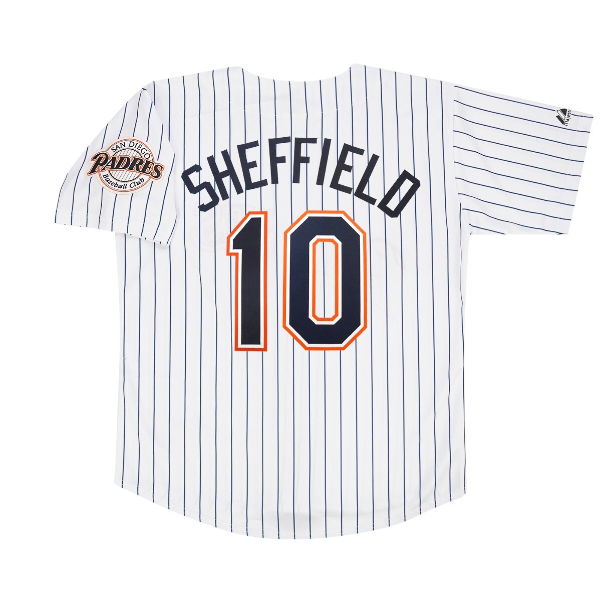 Gary Sheffield San Diego Padres 1993 Home White Jersey w/ Team Patch Men  S-3XL