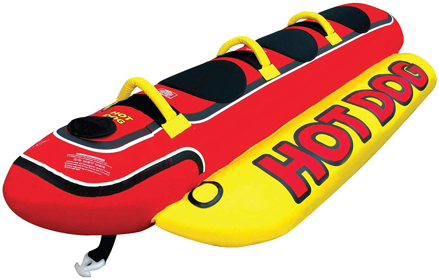 3 Rider Towable Tube Boating Cockpit Style Inflatable Boat Tubing Water Sports