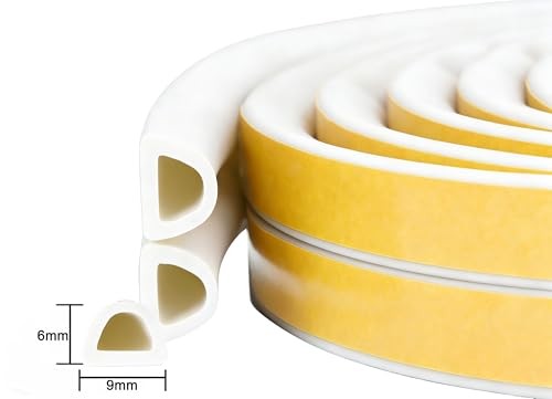 Weather Stripping Seal Strip Tape, Doors Windows Frame Self 32.8Ft White