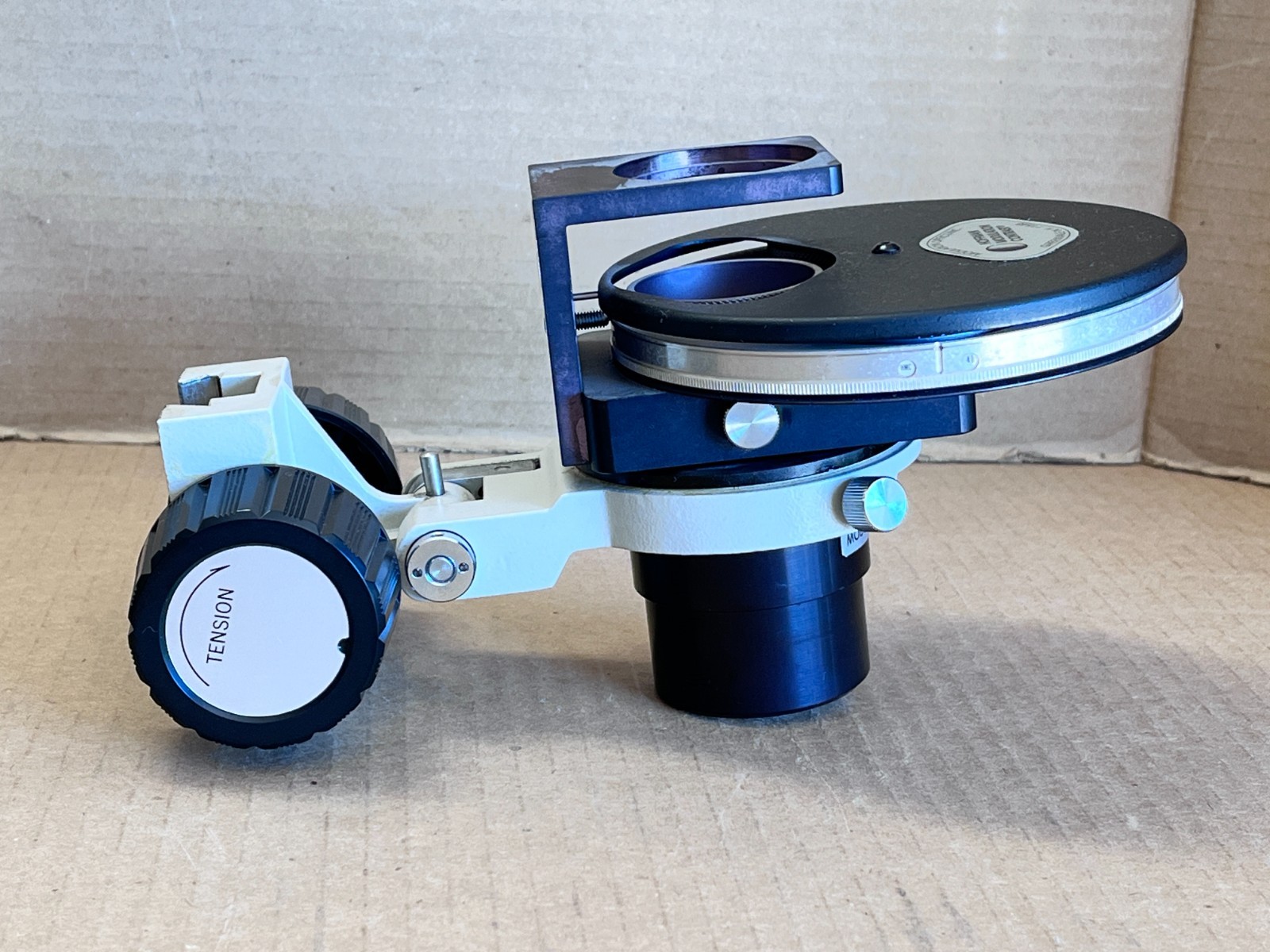 Hoffman Modulation Contrast Turret Condender on Nikon Diaphot Condenser Mount