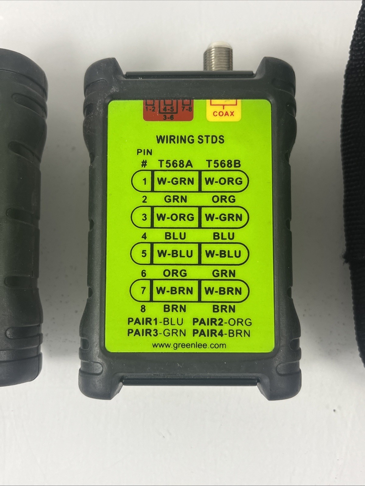 Network and AV Cable Tester Type Network CA For Greenlee Communications PA1594
