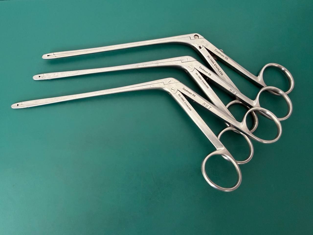 Codman 80-1654 Williams Discectomy Forceps 2mm Bite Single Tooth 5-1/2" Length