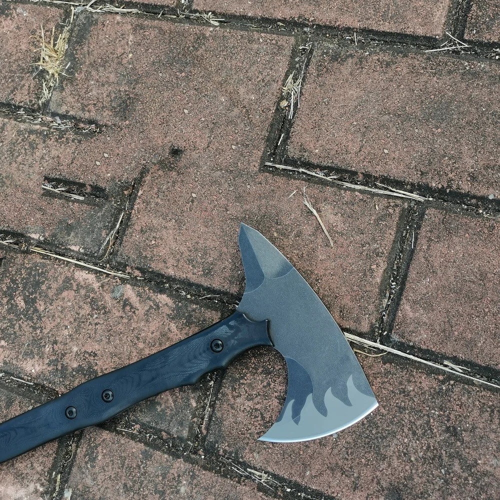 Tactical Tomahawk Axe Full Tang Hatchet Head Combat Emergency Survival Camping