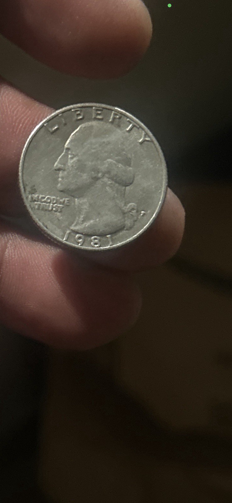1981 P Washington Quarter Filled in or DD Mint Mark Please see Pictures    #Q686