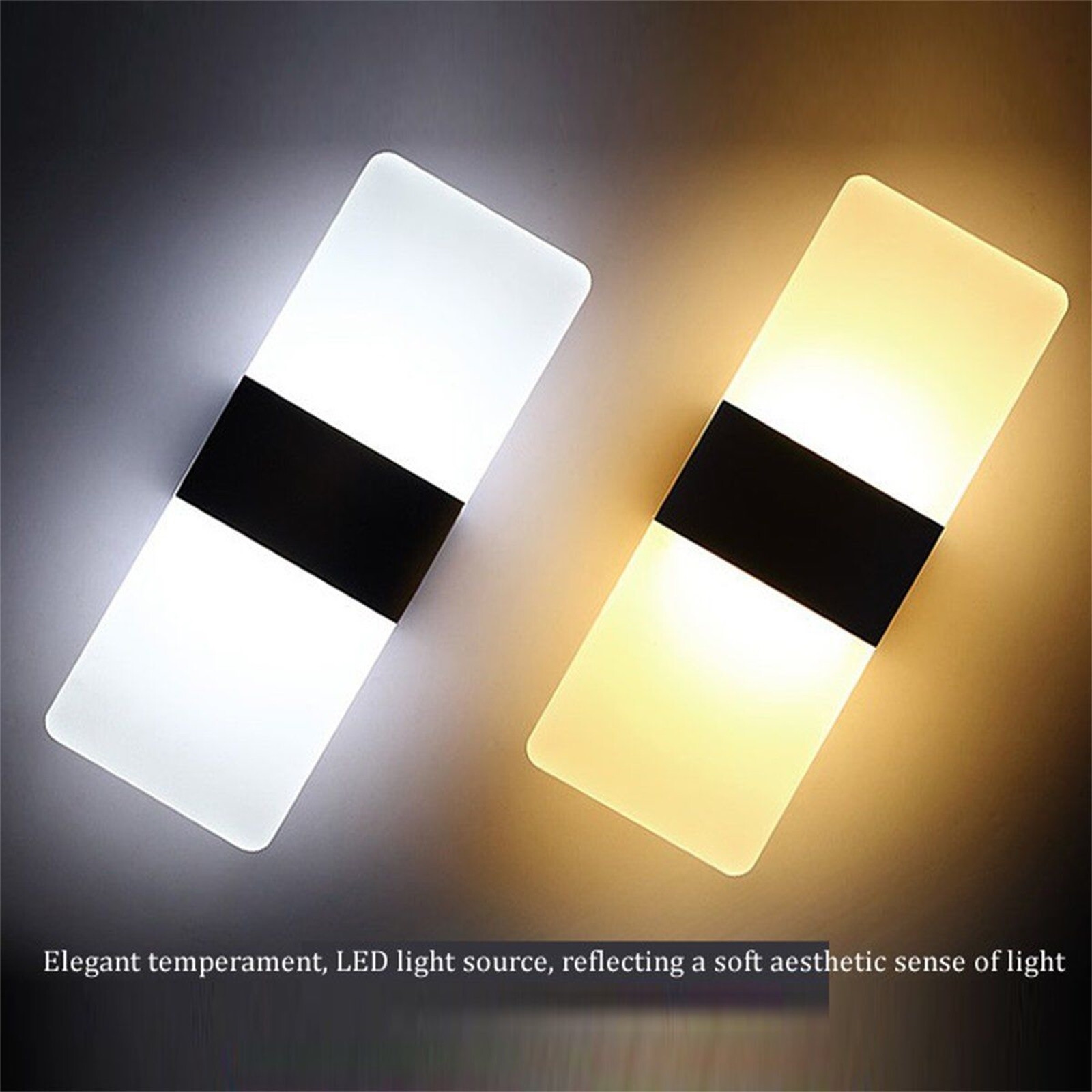 Modern LED Wall lights Cube Sconce Fixtures Lighting Indoor Outdoor Decor ED0953