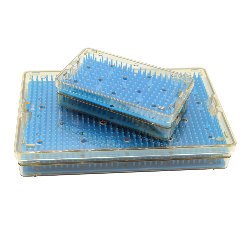 Double layer surgical box surgical tray sterilization case box with mat PPSU