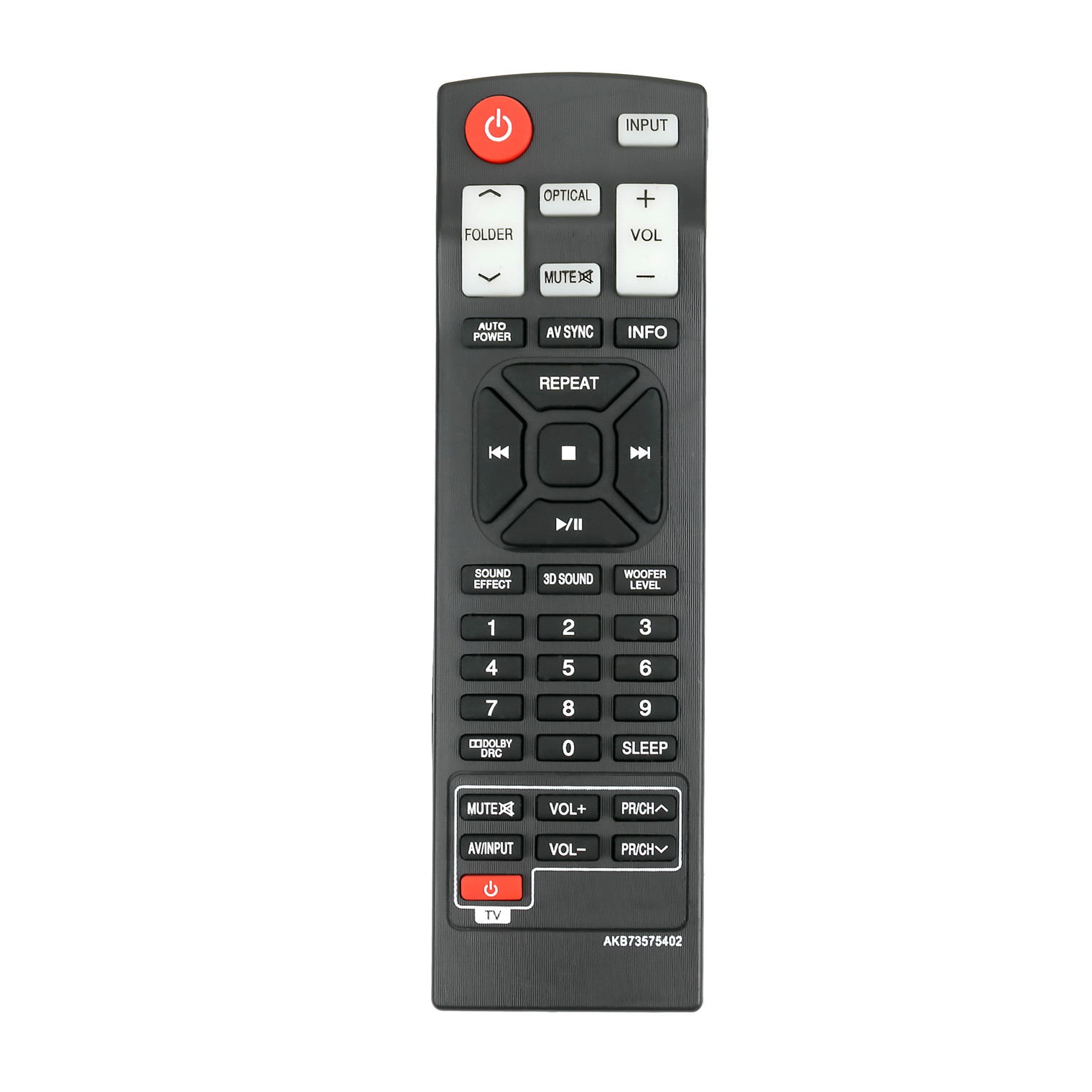 New AKB73575402 Remote for LG Sound Bar NB2420A NB2520A NB2530A NB3520A NB3530A