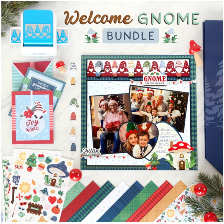 Creative Memories Gnomes Decorative Border Punch EXCLUSIVE PROMO