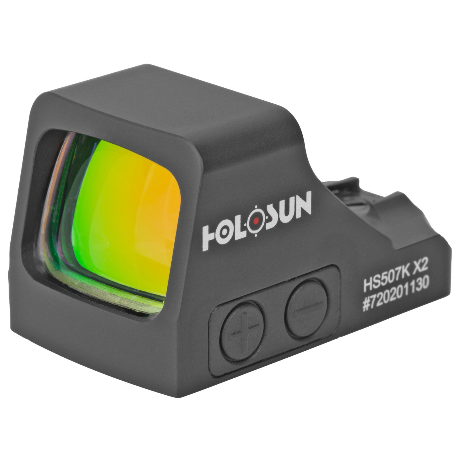 HOLOSUN 507K-X2 Red Dot, 32 MOA Ring + 2 MOA Dot Sight - Black