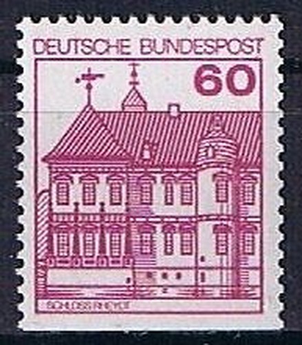 Bundle MiNR 1028 D postage stamp Castles and Palaces mint condition