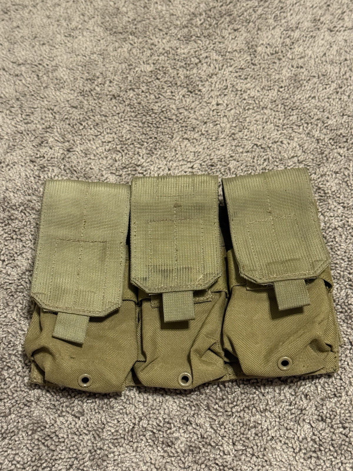 Blackhawk S.T.R.I.K.E. MOLLE M4/M16 3-Cell Double Mag Pouch Coyote Tan-GWOT USED