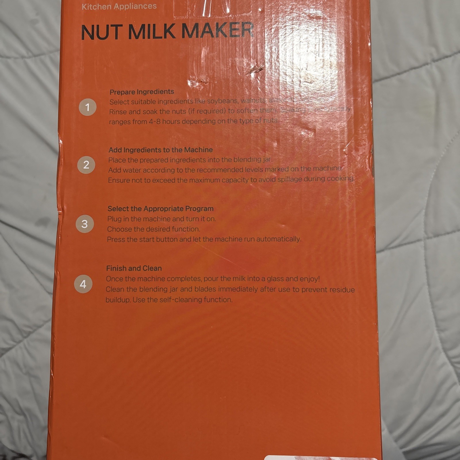 Nut Milk Maker HGUNB New Open Box