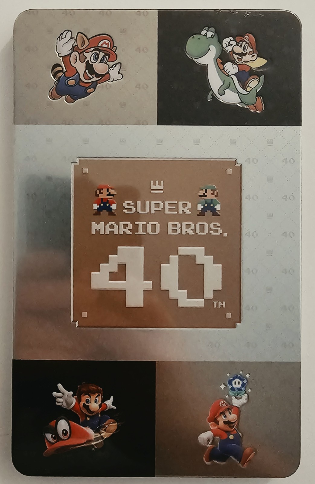 SUPER MARIO BROS. 40th ANNIVERSARY COLLECTIBLE GAME CASE NINTENDO SWITCH