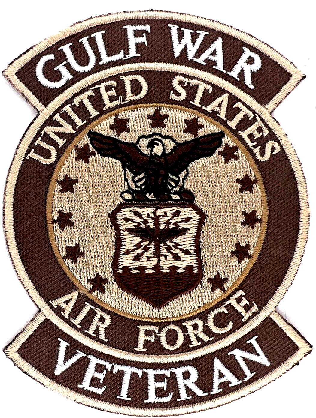 US AIR FORCE GULF WAR VETERAN MILITARY EMBROIDERED IRON ON PATCH EE-24