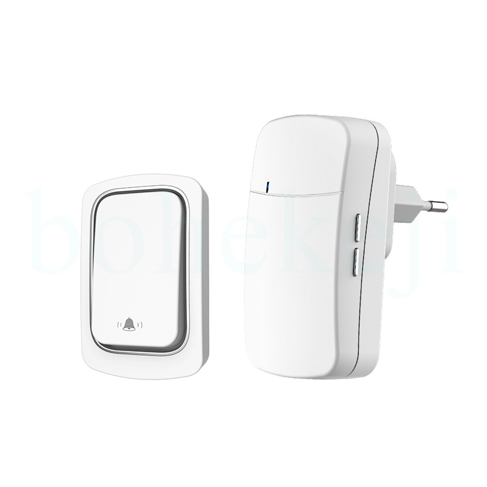 Wireless Doorbell No Battery required Waterproof Self-Powered Door bell Set CA