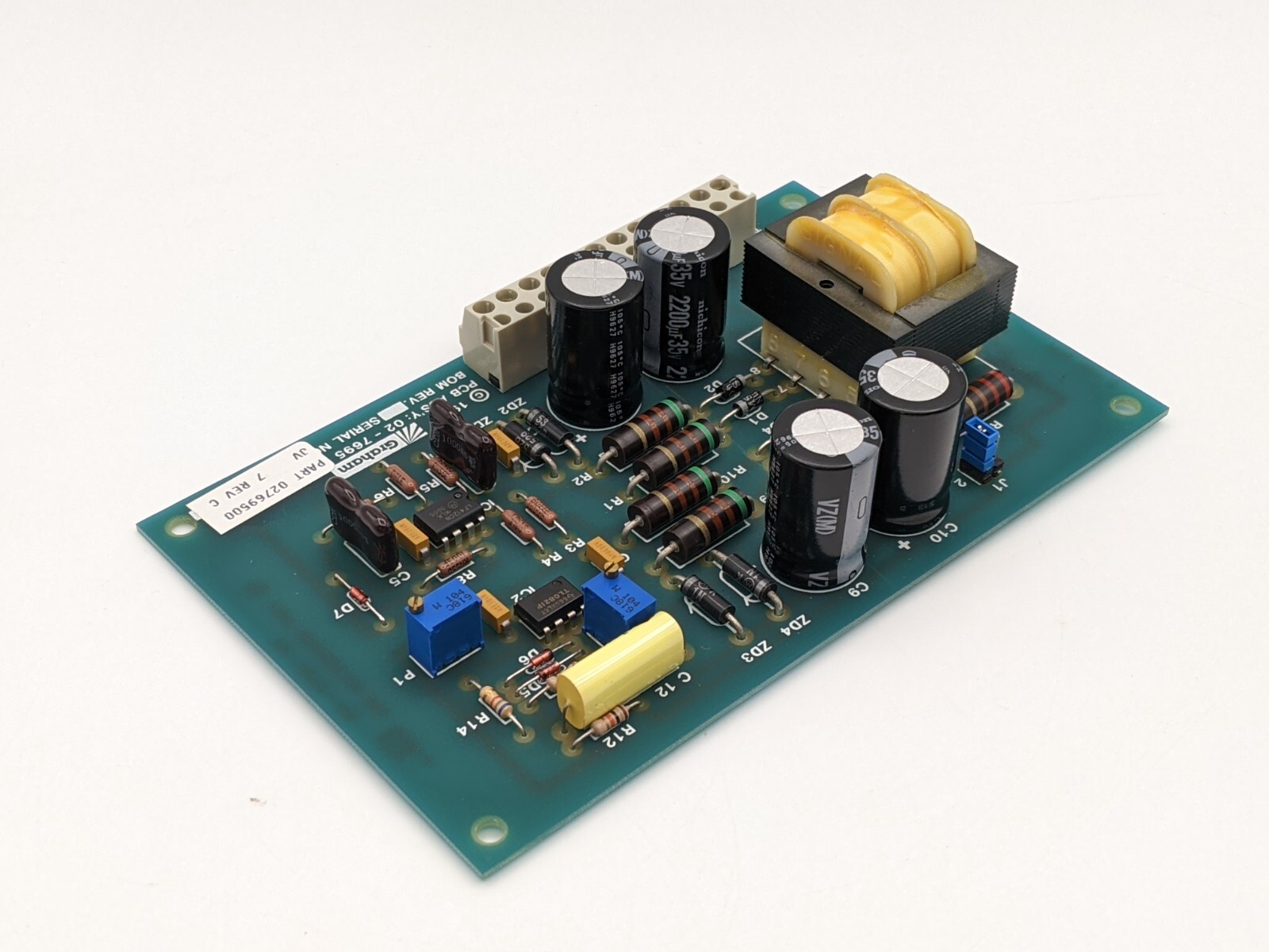 Graham 2769500 Rev C Printed Control Circuit Board Assembly