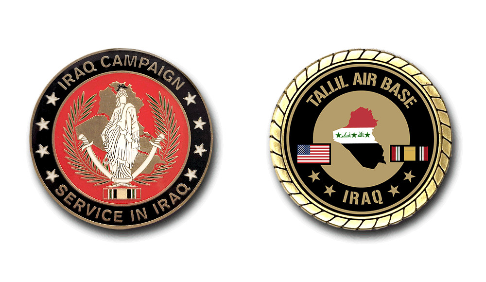 Tallil Air Base Iraq Service Challenge Coin