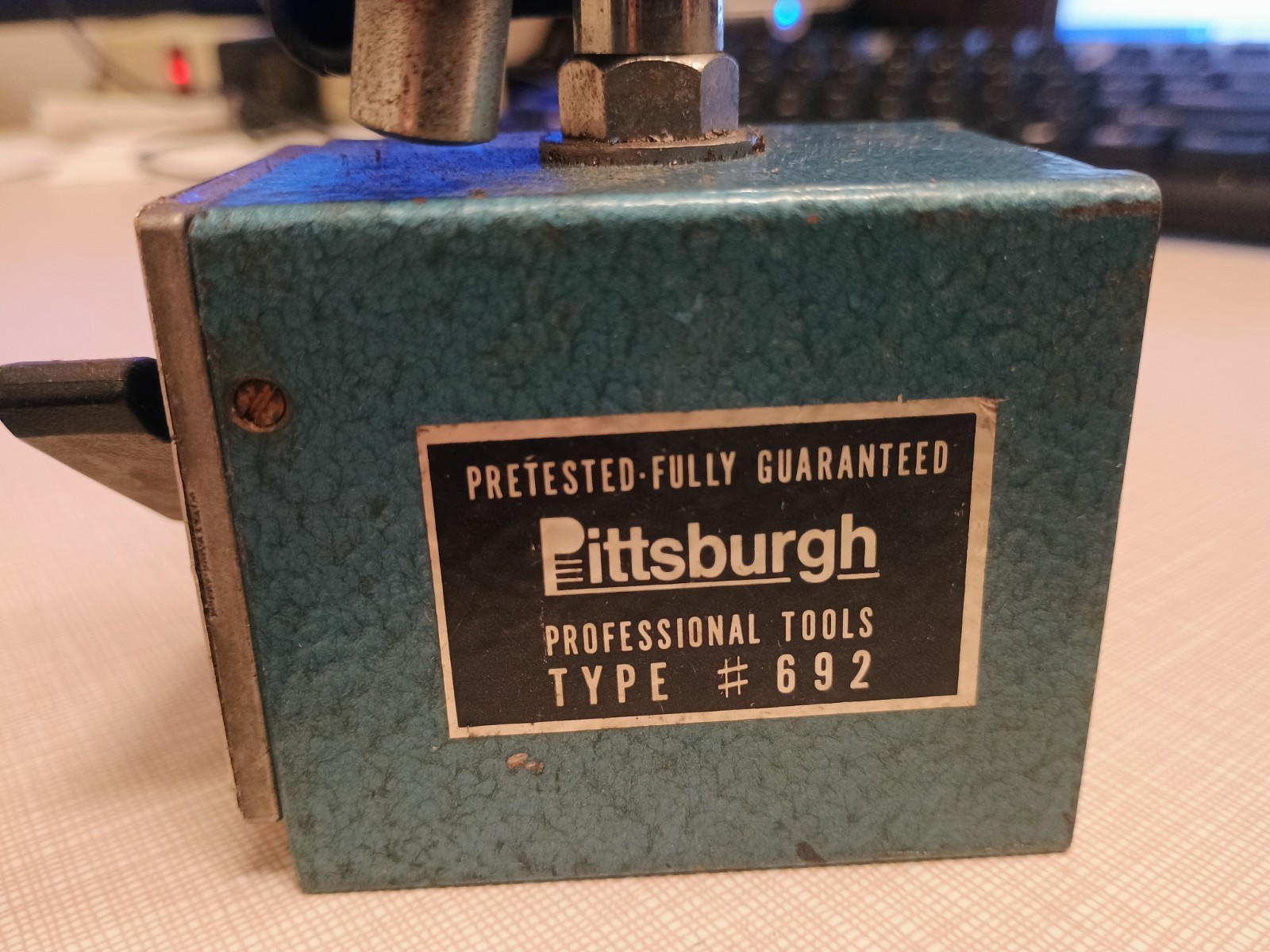 Pittsburgh Forge Model No. 692 Magnetic Base Type Made In Japan
