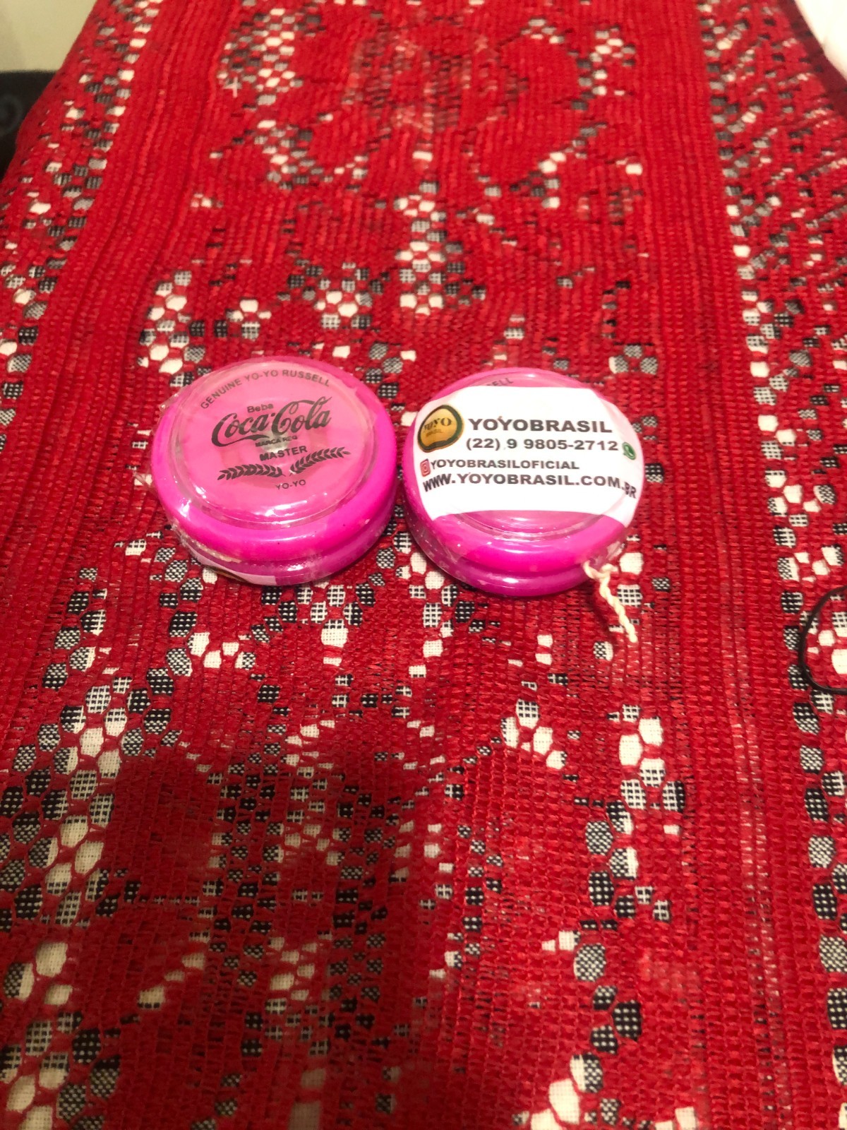 1- COCA COLA RETRO  RUSSELL MASTER ROSE YO YO FROM BRAZIL