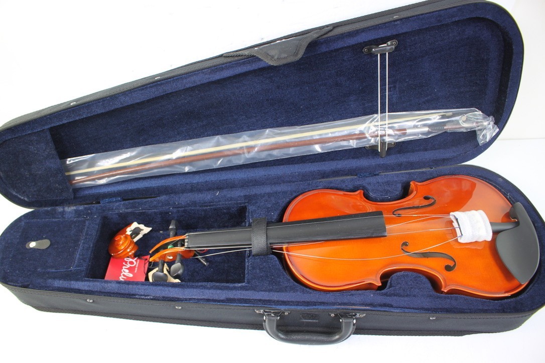 DAMAGED, For Repair - Bellafina Prelude Series Violin Outfit 4/4 Size #R5160