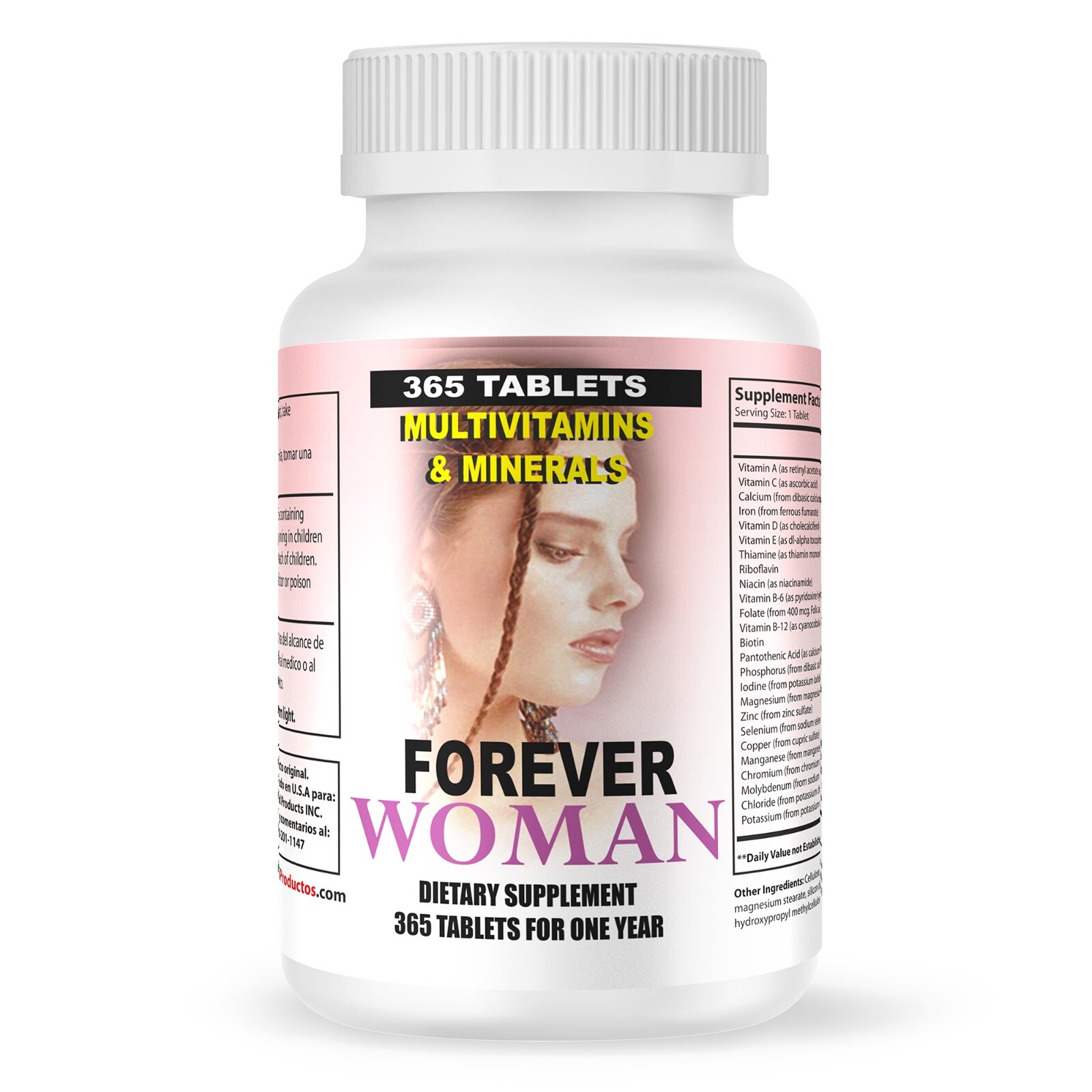 Multivitamins Forever Woman 365 tablets 1 year supply Multivitamins for women