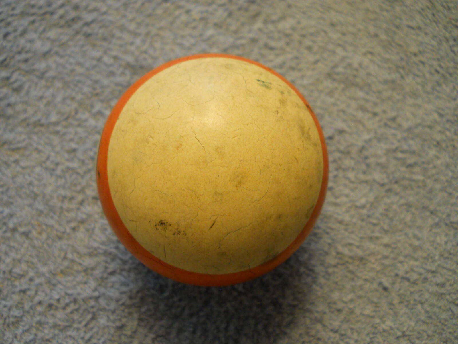 Vintage Clay Billiard Ball- #13