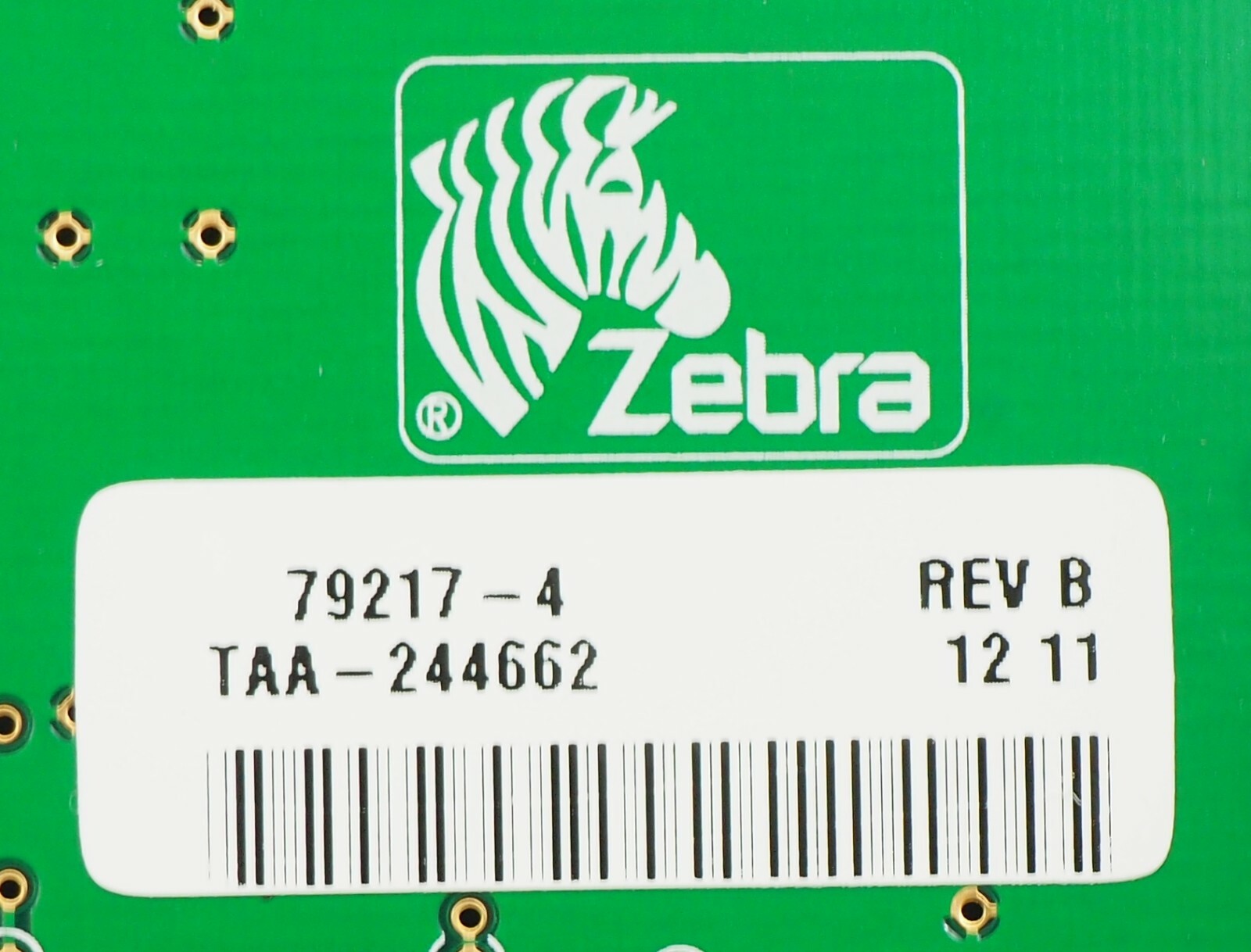 Zebra 79217-4 REV B LCD Control Panel for ZM600 Thermal Printer