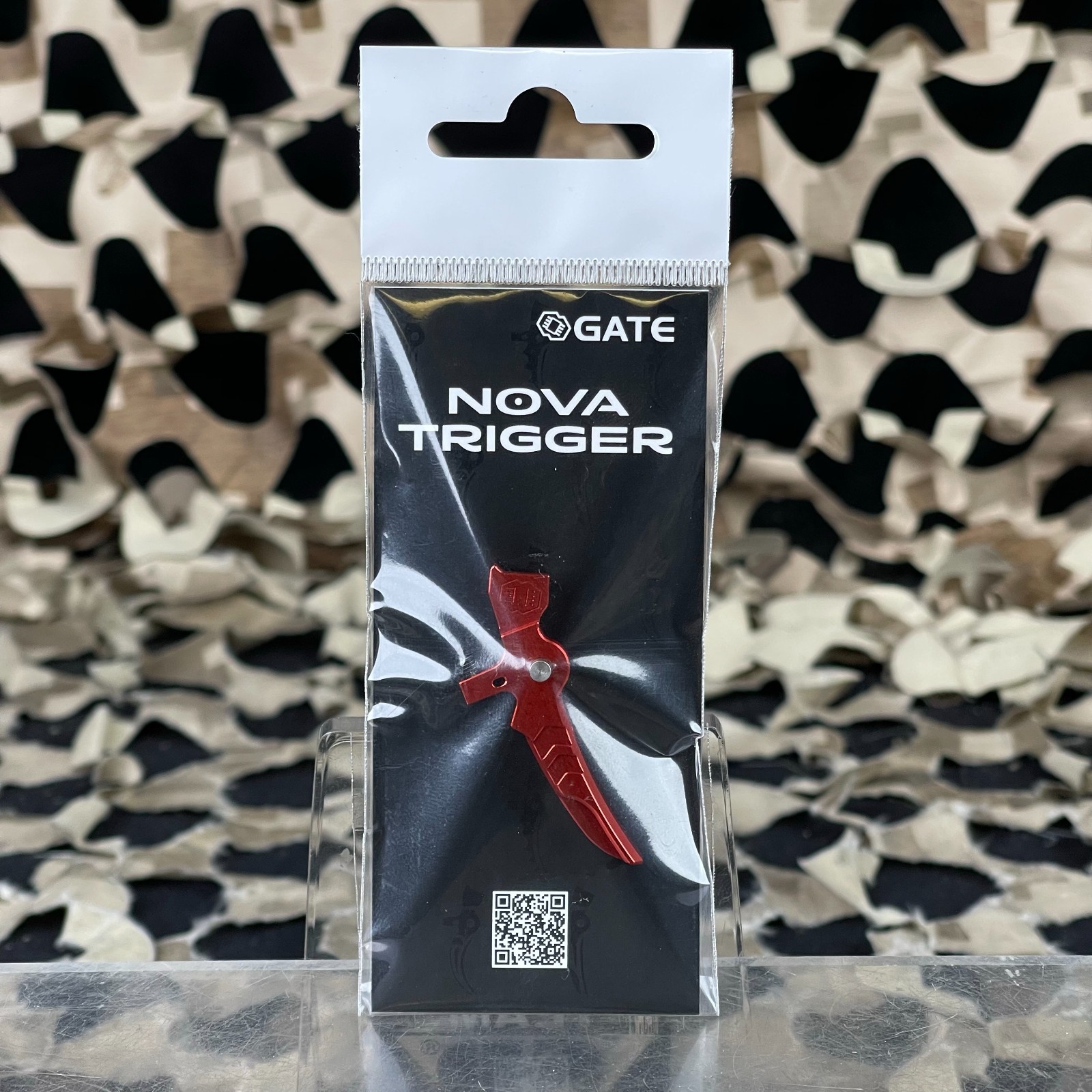 NEW Gate Nova Adjustable Aluminum Trigger - 2B1 - Red (NT-2B1-RED)