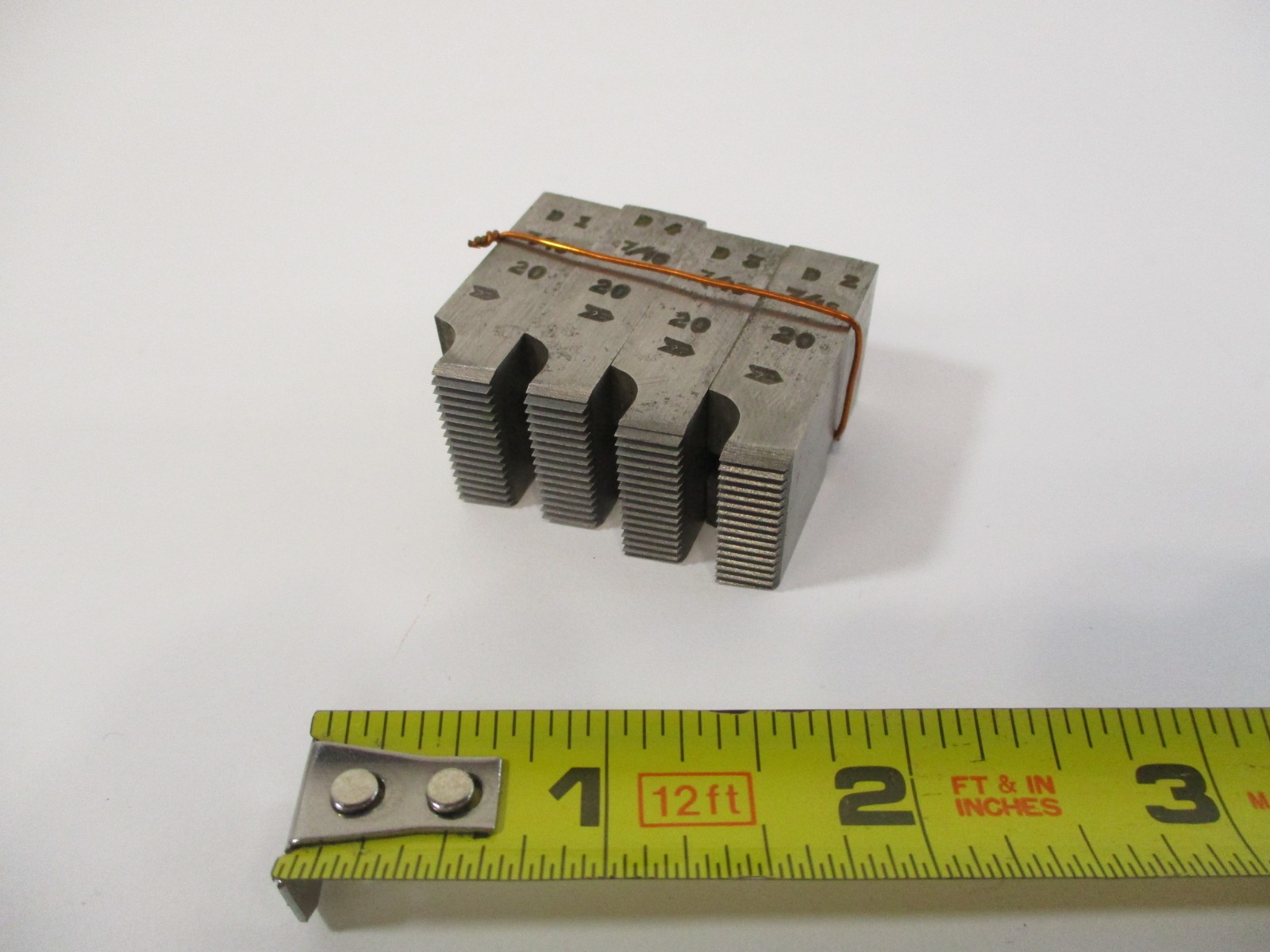 GEOMETRIC 7/16" - 20 TPI Threading Dies Thread Chasing 3/4D Chaser 7/16-20 EC