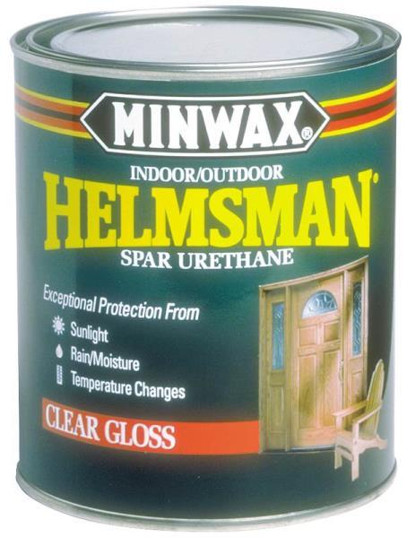 NEW MINWAX QUART CLEAR GLOSS OIL BASED HELMSMAN SPAR URETHANE 8556599