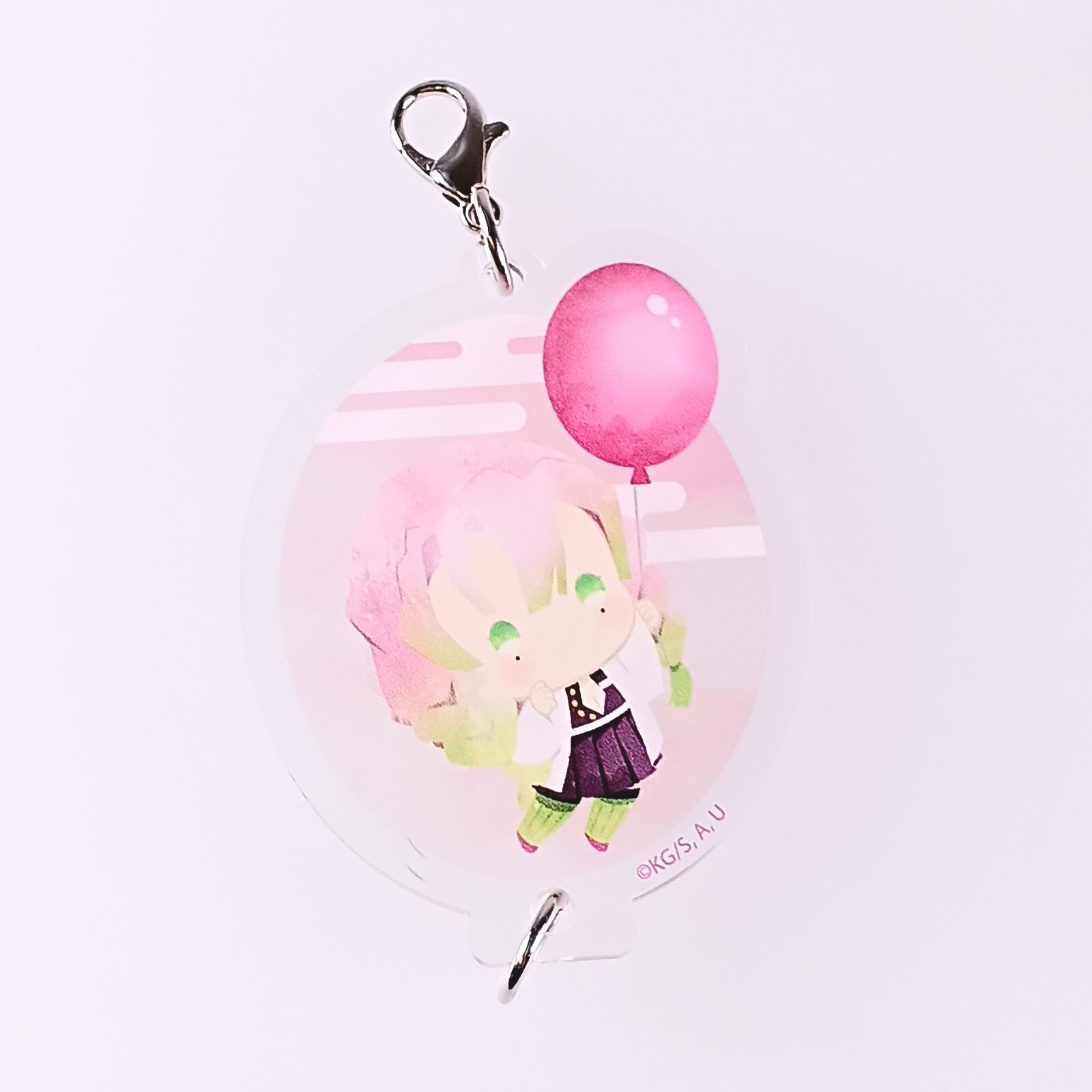 Mitsuri Kanroji Demon Slayer Yurafuwa Acrylic Charm Balloon Ver. From Japan F/S