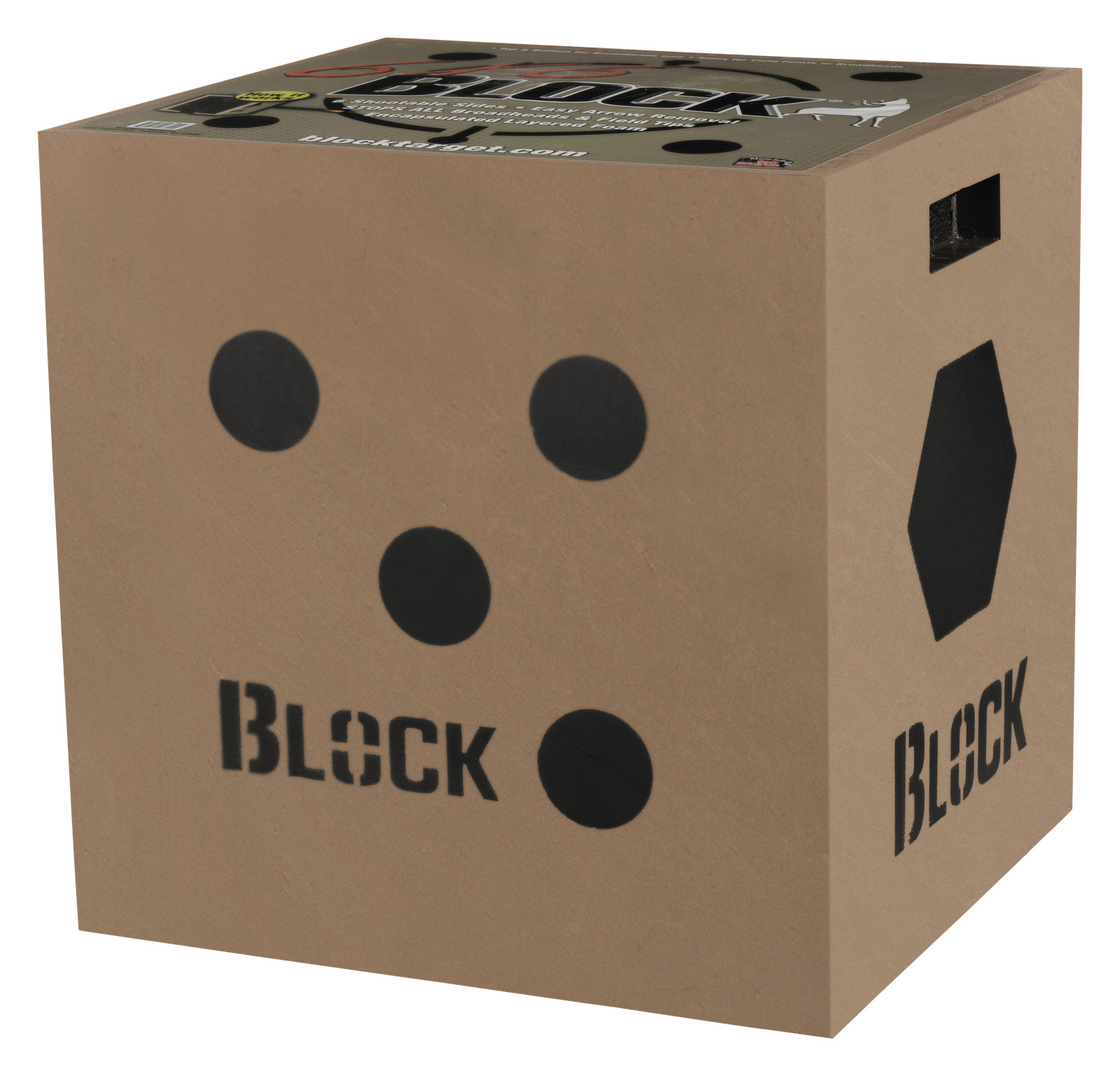 Block 56700 6x6 Sided Archery Target-18"x18"x16"