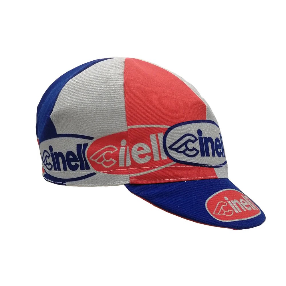 Cinelli Oval Cycling Cap - Italian Woven Polyester-Cotton Blend, Stylish