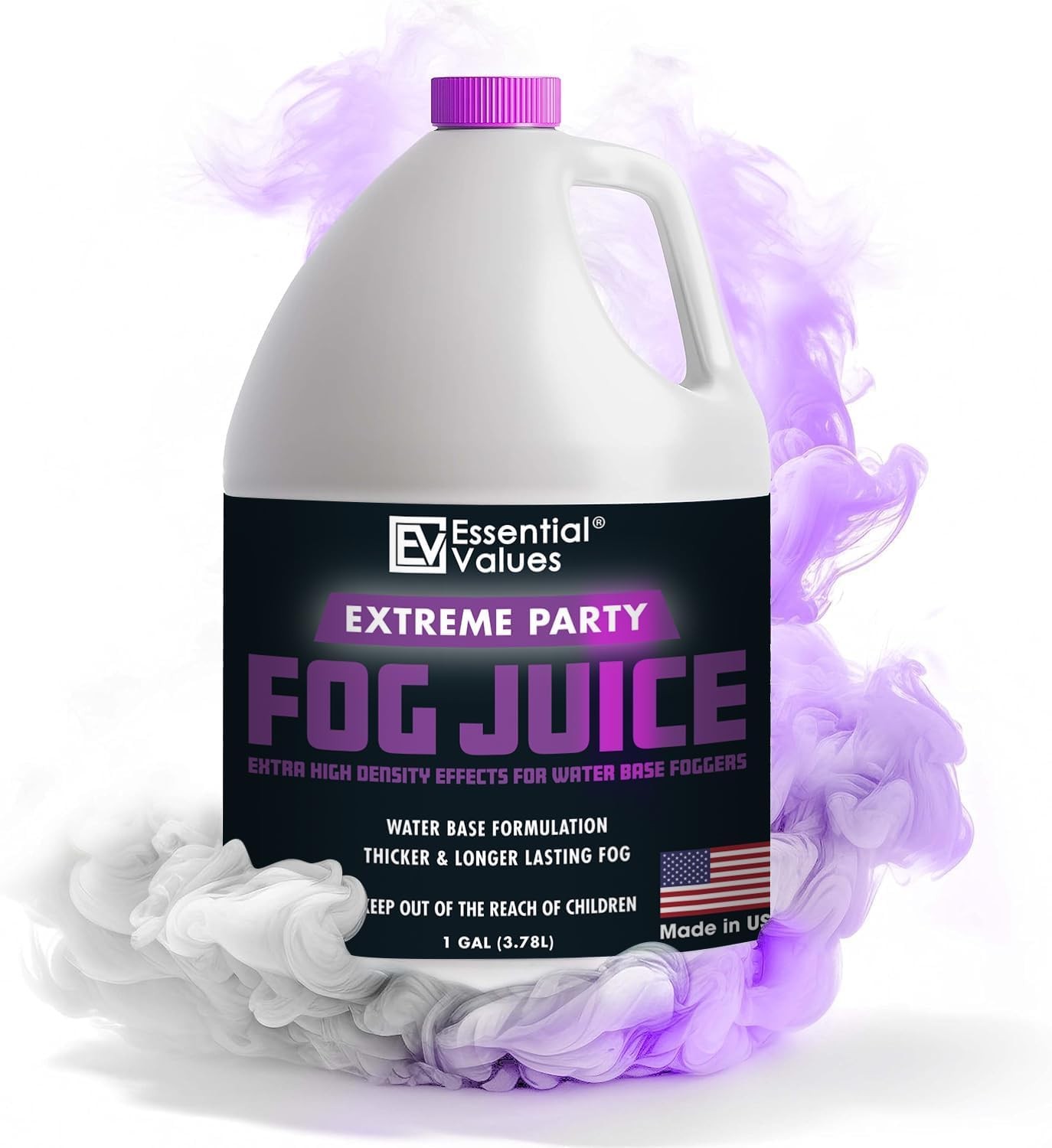 Essential Values Fog Machine Fluid - Extreme High 1 Gal - Extra Density