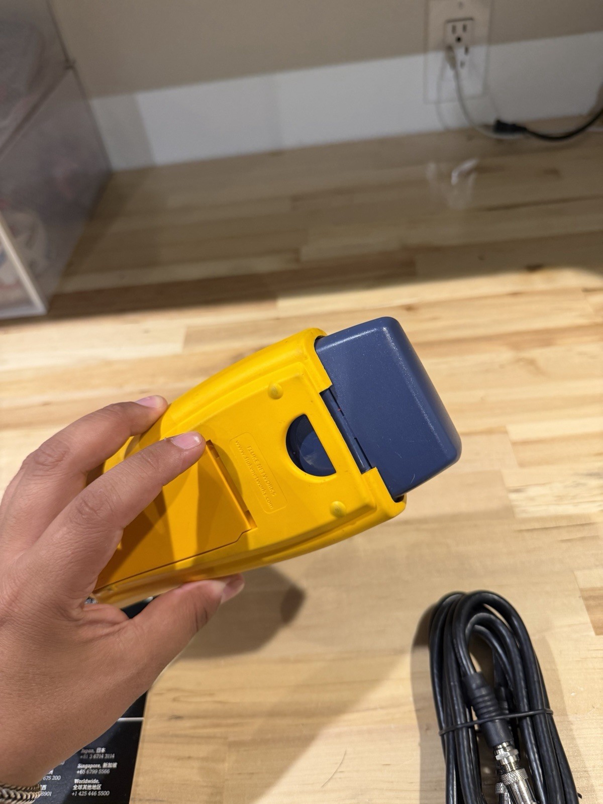 FLUKE NETWORKS CABLE IQ QUALIFICATION TESTER (TESTED) SHIPS FAST
