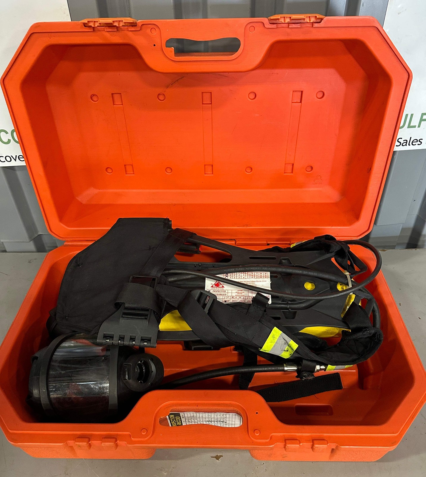 Fangzhan RHZK6/30 6L SCBA Tank w/ Harness, Gauge, Mask, Carrying Case (Used)