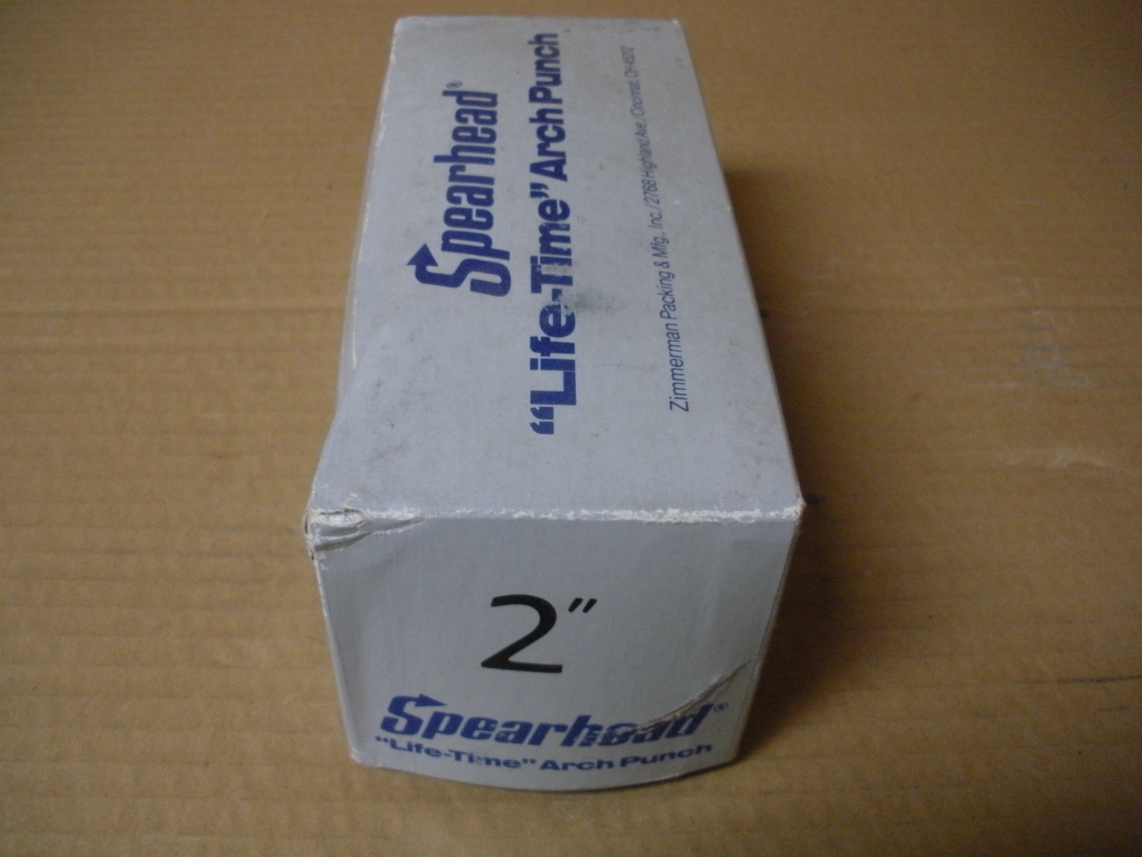 Spearhead Lifetime Arch Punch 2" , New In Box