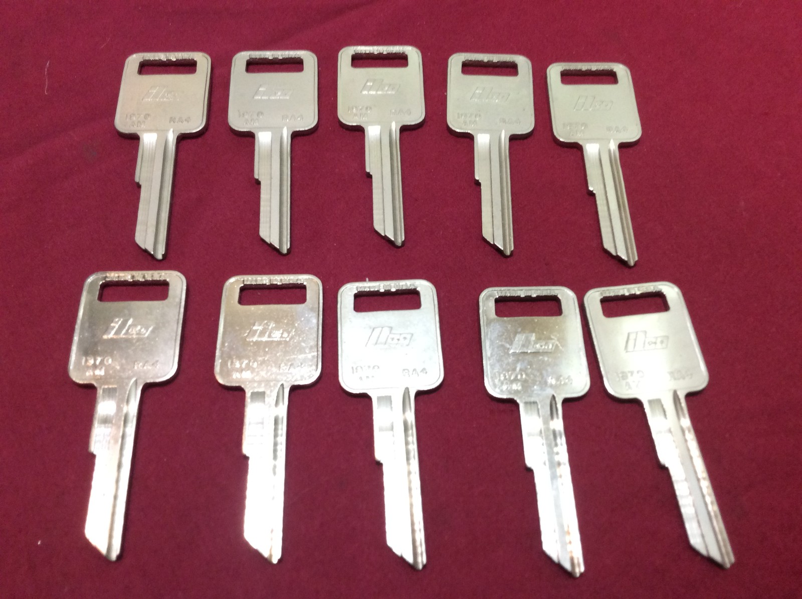 American Motors/Rambler by Ilco RA4 Key Blanks, Set of 10- Locksmith