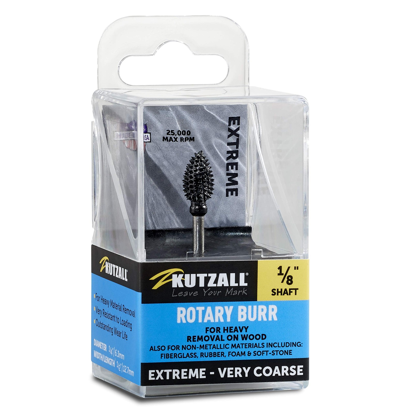 Kutzall Extreme Flame Head Diameter: 1⁄4", Length: 1⁄2", Reddish-Maroon