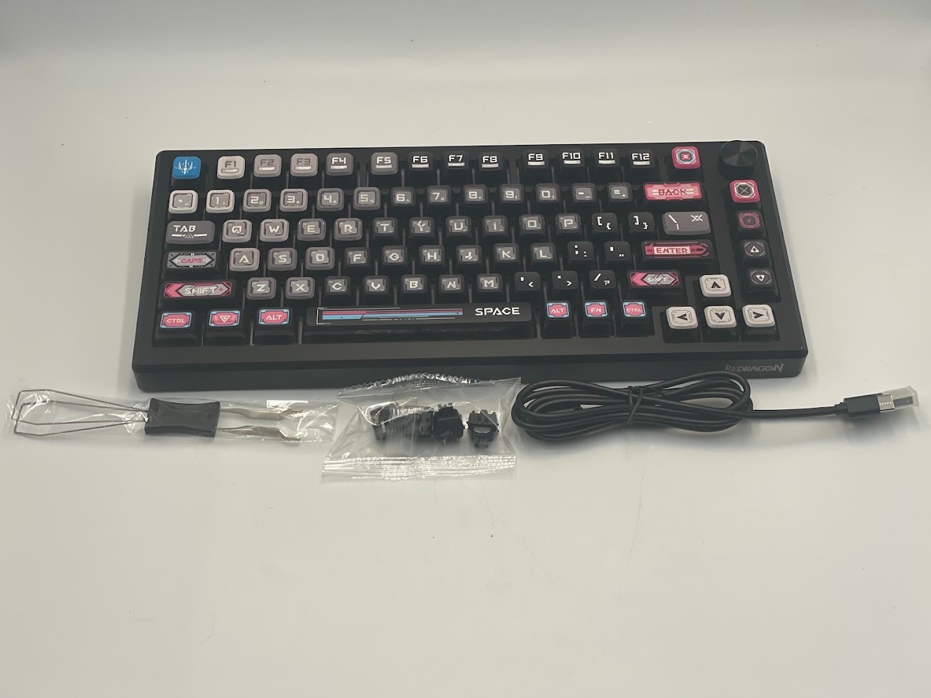 Redragon URANUS PRO 82 K732MC-RGB-PRO 3 Gaming Keyboard - Black