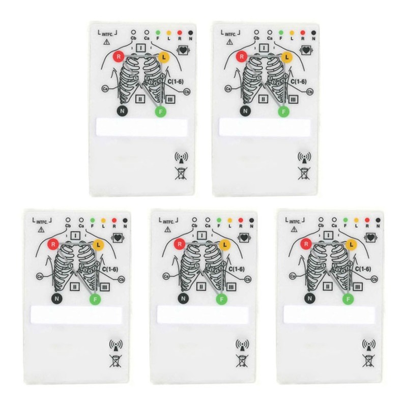 Compatible Rear Back Overlay Label IEC for GE Healthcare ApexPro (5Pcs)
