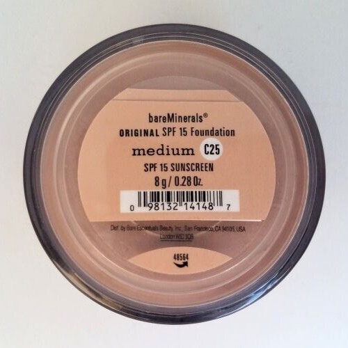 New bareMinerals Original Loose Powder Foundation SPF 15 MEDIUM C25 8g