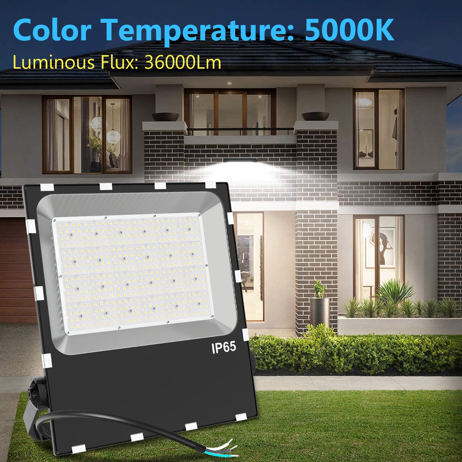 300W LED Flood Light Replace 1500W MH HPS Outdoor Tennis Court Football Lighting