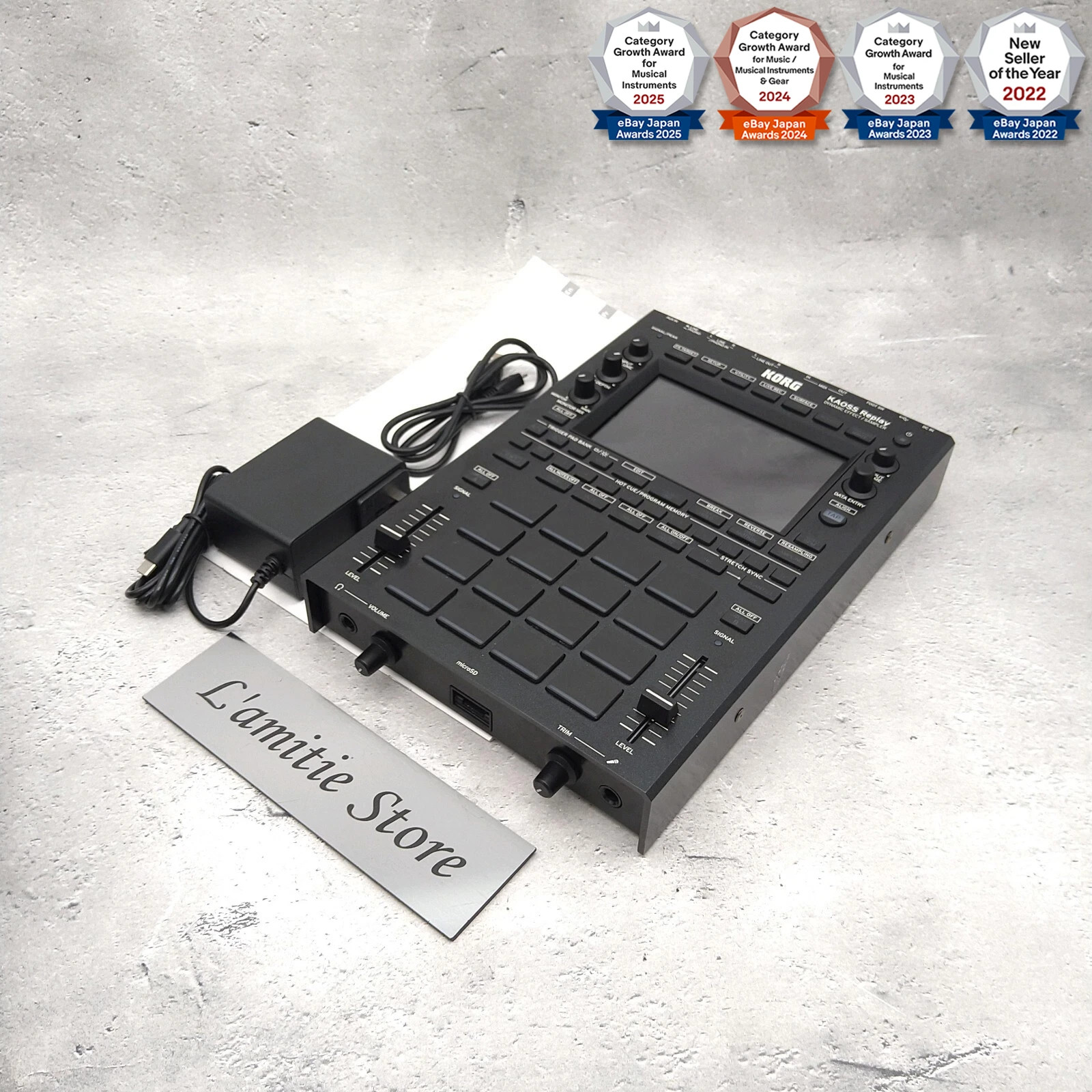 KORG KAOSS Replay Dynamic Effect Sampler All-in-One DJ Performance Touch Pad JP