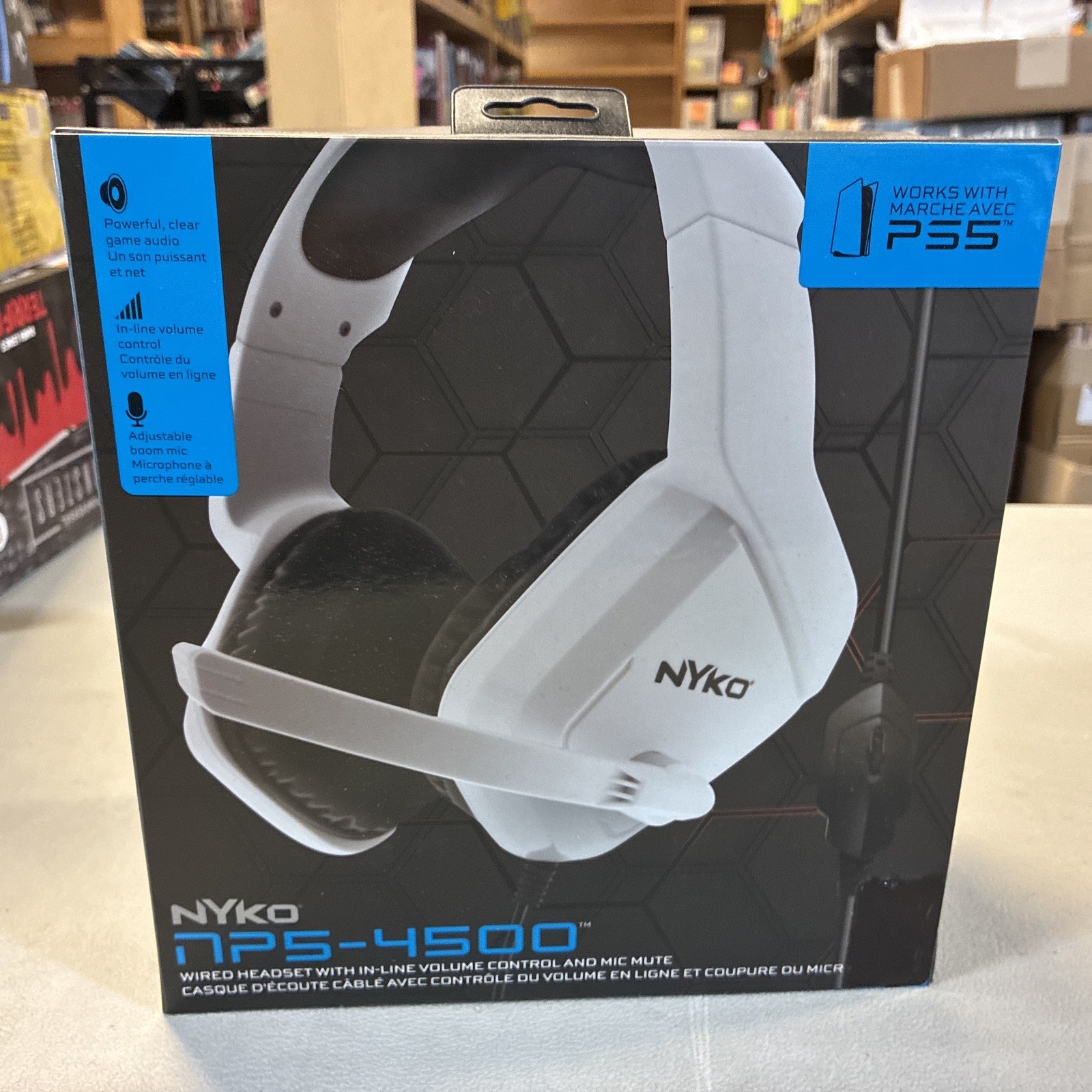 Nyko NP5-4500 Wired Gaming Headset For PlayStation 5 White (61816)